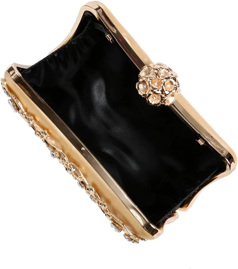 Rhinestone Evening Bags Women Sparkly Crystal Clutch Purses Shoulder Handbags for Party Wedding Cocktail Prom 2025