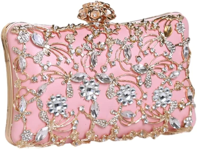 Rhinestone Evening Bags Women Sparkly Crystal Clutch Purses Shoulder Handbags for Party Wedding Cocktail Prom 2025