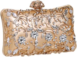 Rhinestone Evening Bags Women Sparkly Crystal Clutch Purses Shoulder Handbags for Party Wedding Cocktail Prom 2025