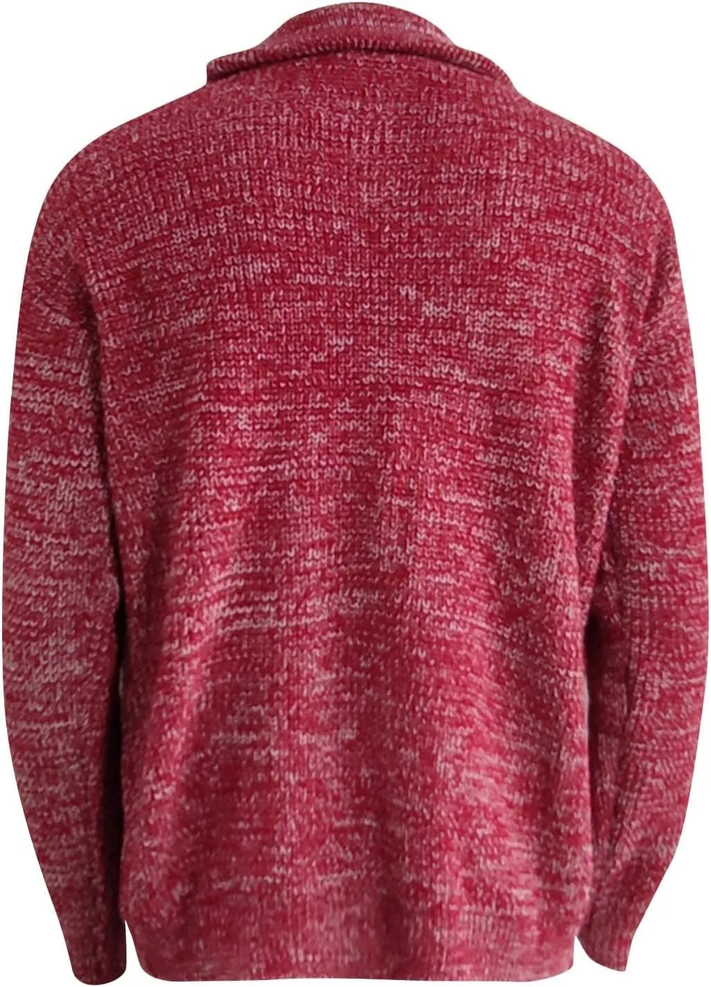 RTRDE Mens Dress Sweater Casual Long Sleeve Shawl Collar Buttons Down Cable Knit Cardigan Sweater Mens, XXL-5XL