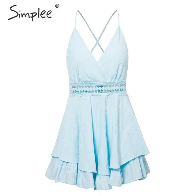 Simplee Sexy v-neck women