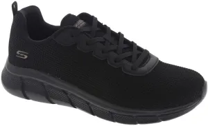 Skechers Women's BOBS Sport Sneakers-Visionary Essence Two Tone Knit Lace Up Machine Washable Vegan Shoes