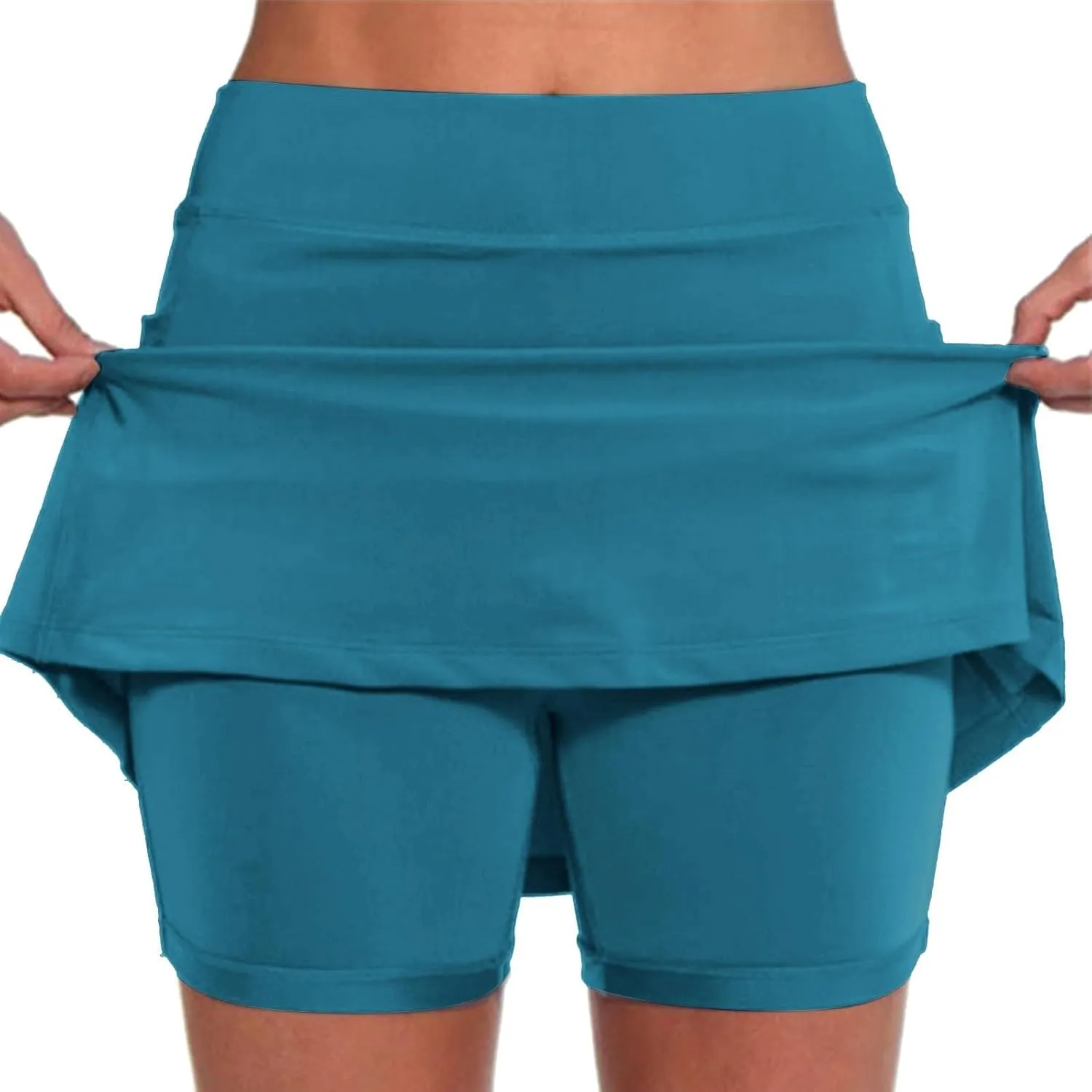 Skorts for Woman 2025 Summer with Pockets Casual Soft Breathable Tennis Golf Skirts Plus Size Pants Running Outfits