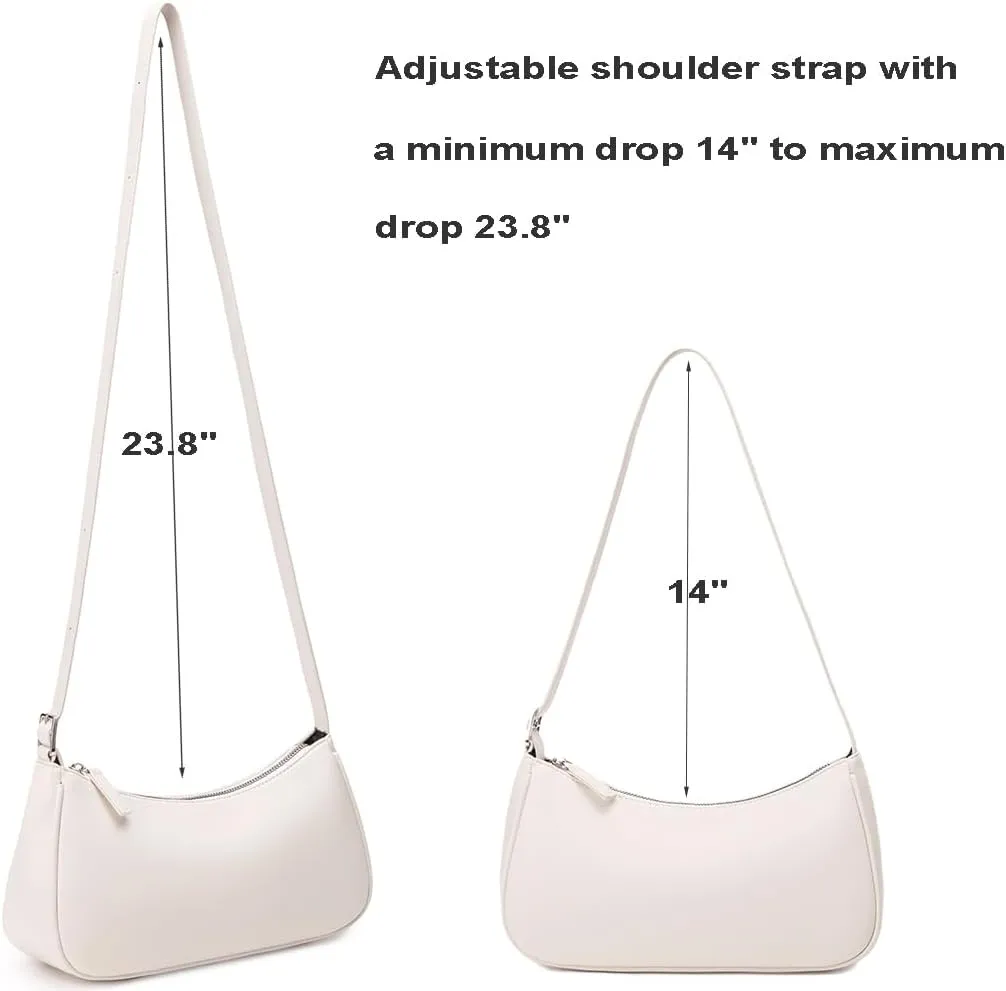 Small Purse for Women, Adjustable Shoulder Bags Crocodile Pattern Clutch Purse with Zipper Closure Retro