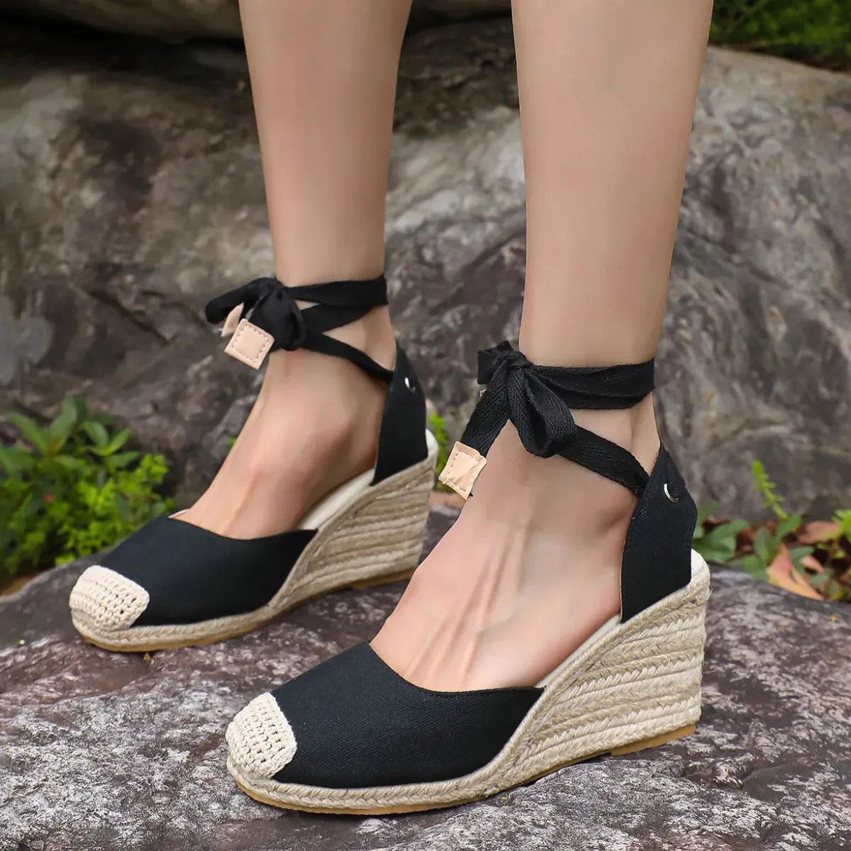 Square Toe Block Heels Pumps