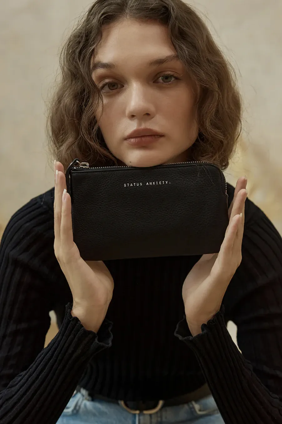 STATUS ANXIETY SMOKING MIRRORS WALLET - BLACK