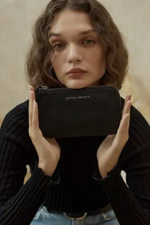 STATUS ANXIETY SMOKING MIRRORS WALLET - BLACK