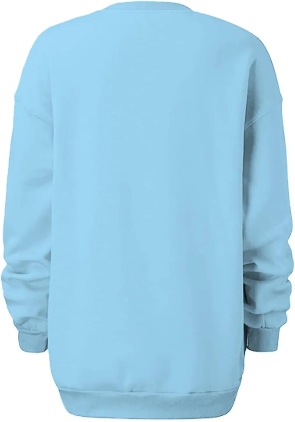 Stessotudo Oversized Sweatshirts for Women Crewneck Long Sleeve Baggy Boyfriend Tops Loose Fit Solid Casual Y2K Streetwear