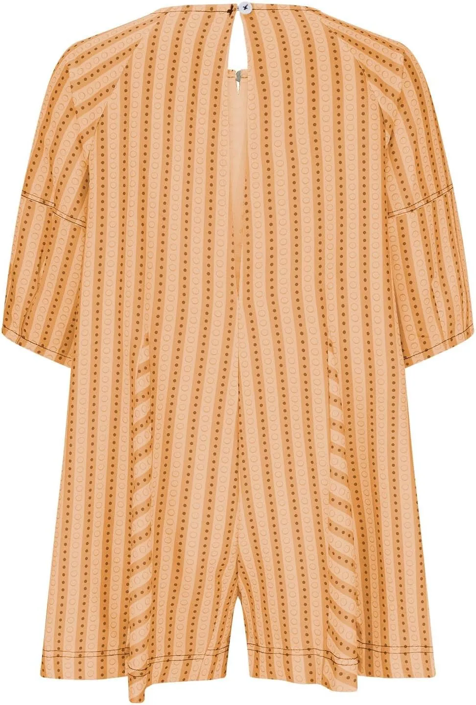 Summer Rompers for Women Striped Puff Sleeve Mini Shorts Romper Dress V Neck Jumpsuits Boho Beach Vacation Outfits