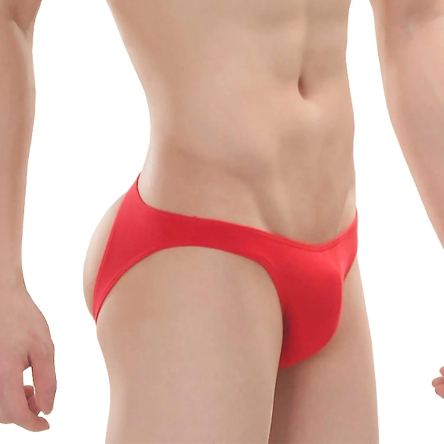 Underwear For Men Low Rise Sexy Underwear Briefs Revealing Buttocks Lifting Triangle Brief