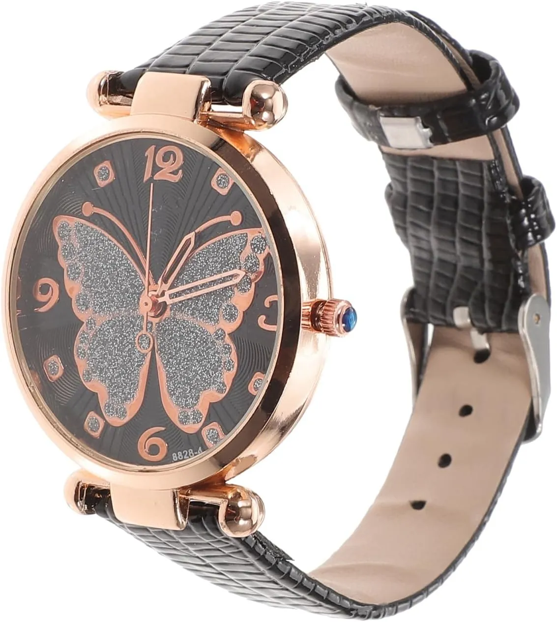 Woman Watch Women Wrist Watch: Q-uartz Watch Butterflies Dial for Women Girl Watch