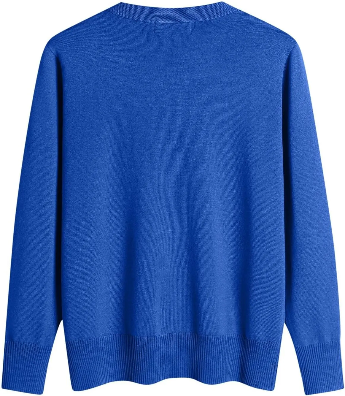 Women Cardigan Sweater Lightweight Solid Open Front Button Down Cardigan Slim Fit Long Sleeve Causal Knit Cardigan
