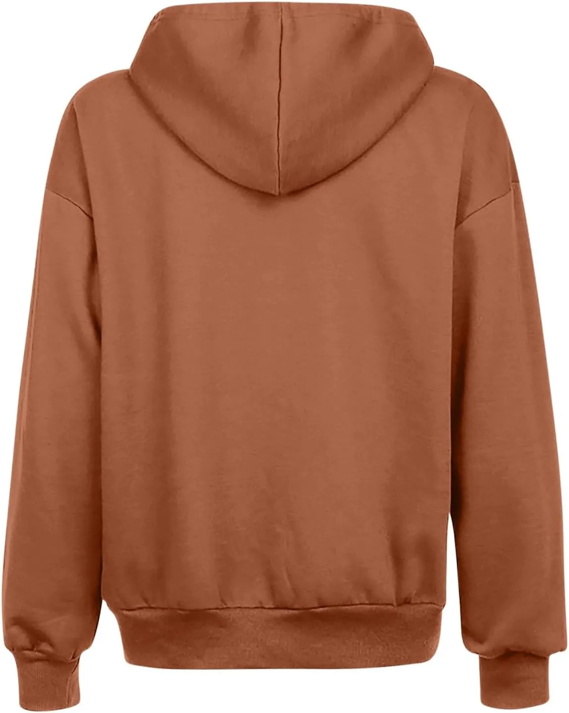 Women Casual Full Zip Up Hoodie Basic Lightweight Long Sleeve Sweatshirt Solid Color Jacket Fall Outfits