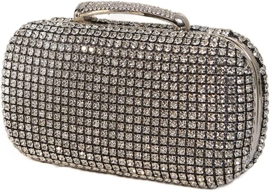 Women Evening Clutch Bag Handbag Shoulder Crossbody Bags Wedding Prom Party Purse with Detachable Chain