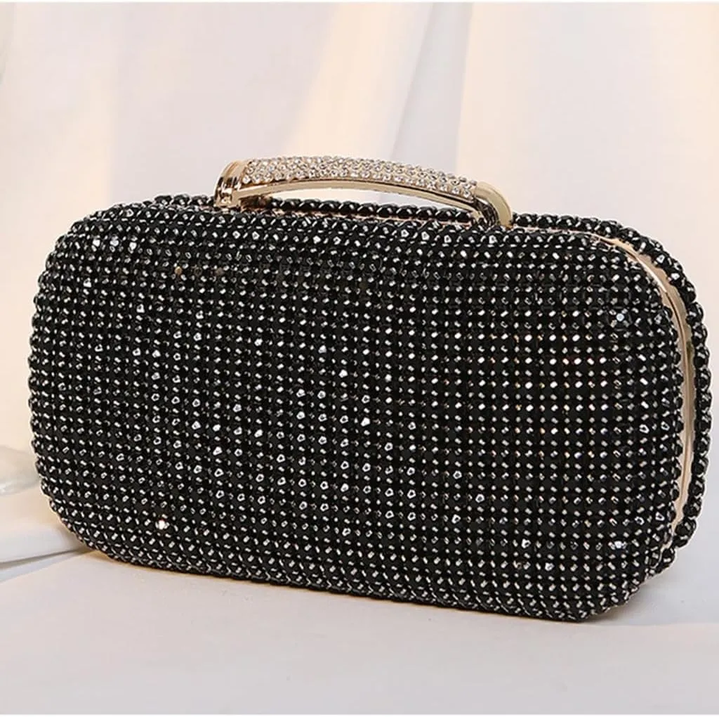 Women Evening Clutch Bag Handbag Shoulder Crossbody Bags Wedding Prom Party Purse with Detachable Chain