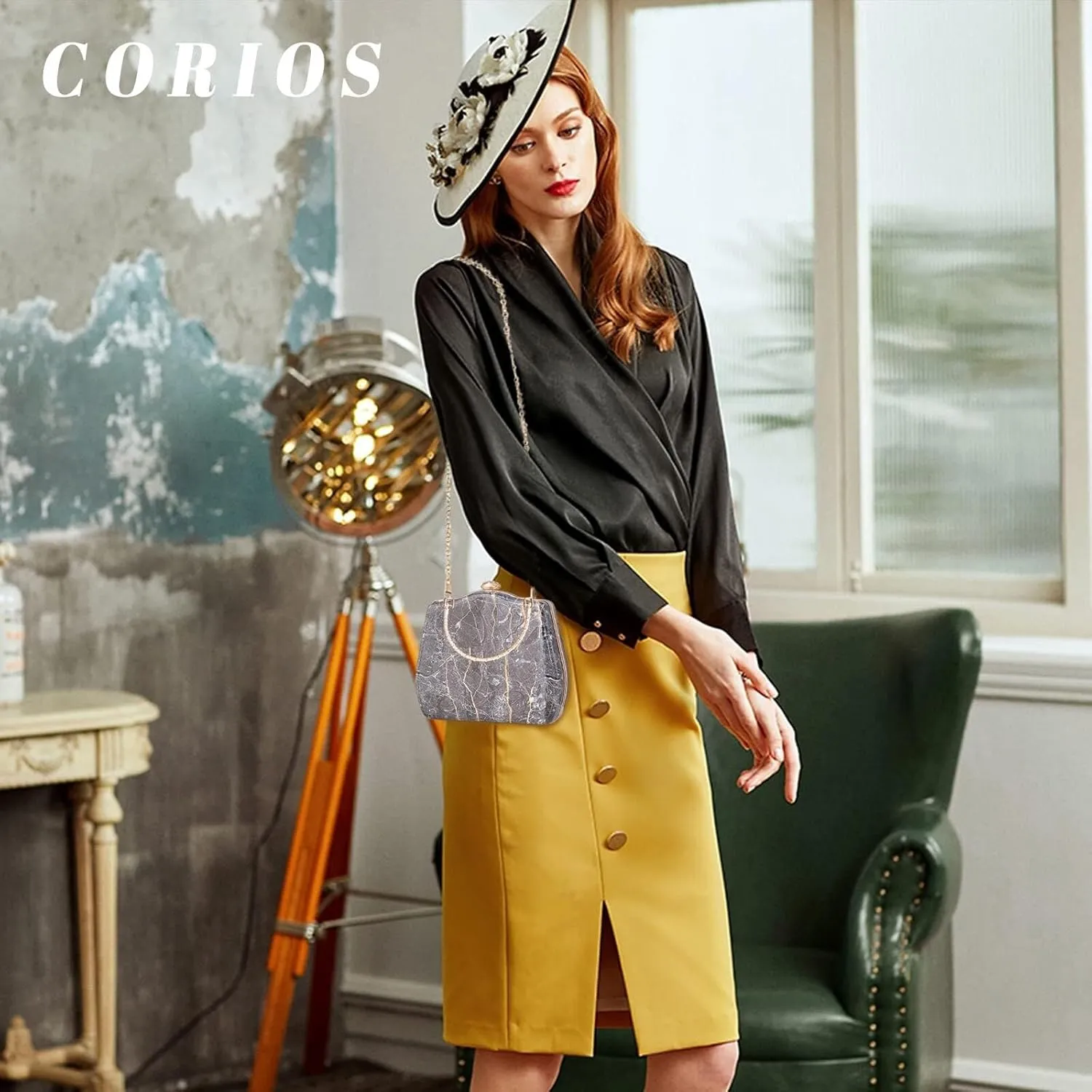 Women Evening Marble Clutch Bridal Wedding Purse Charming Shoulder Elegant Handbag Unique Crossbody