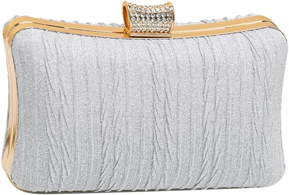 Women Glitter Clutch Bag Sequin Evening Bag Bridal Wedding Purse Women Charming Handbag