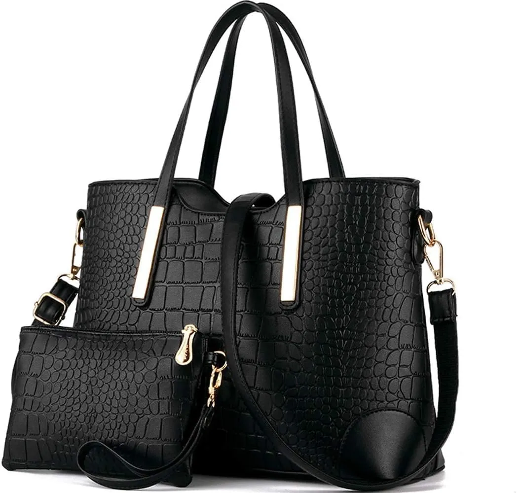 Women Handbags PU Leather Satchel Tote Cross-body Bag Shoulder Bags for Ladies