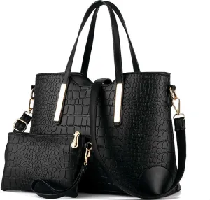 Women Handbags PU Leather Satchel Tote Cross-body Bag Shoulder Bags for Ladies