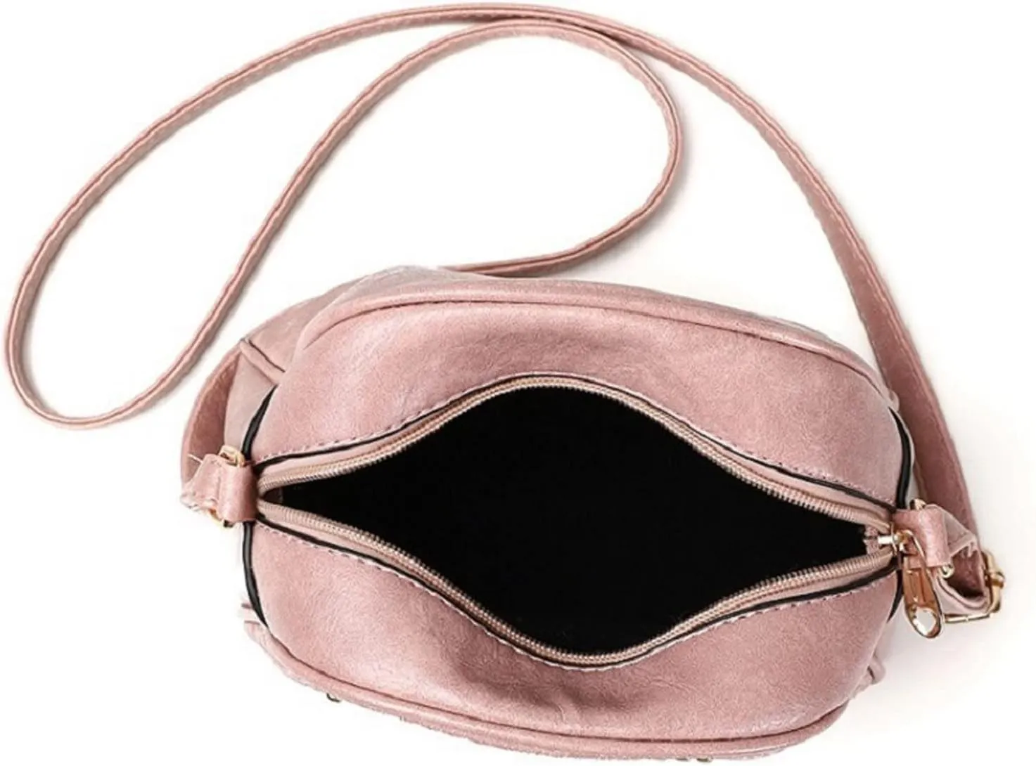 Women's Bag Simple Solid Leather Fashion Shoulder Bags Casual Fashion Messenger Bag Leather