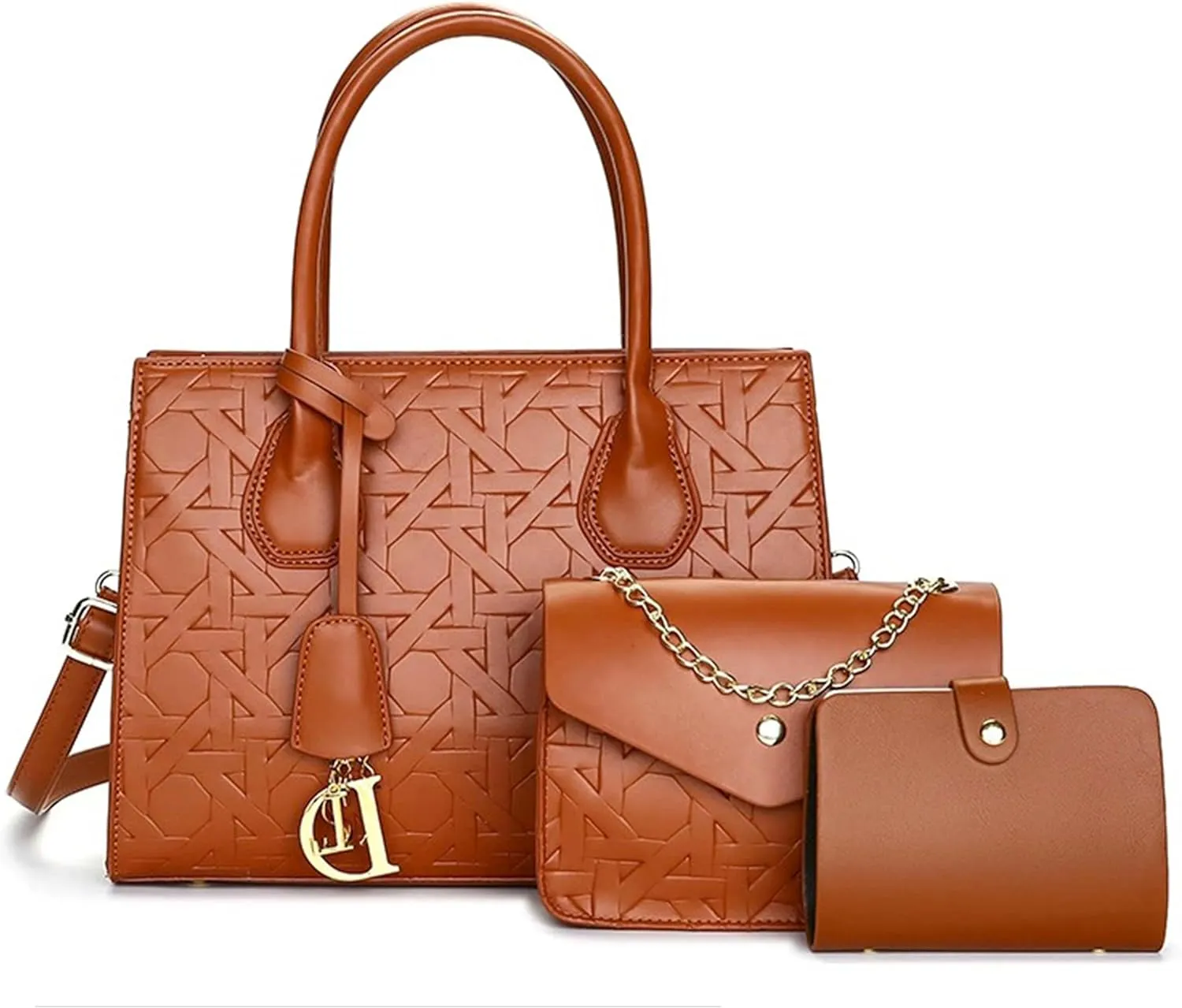 Womens Crossbody Purses & Handbags, PU Leather Tote, Top Handle Satchel Shoulder Bags, Briefcase for Women