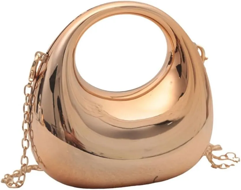 Womens Evening Clutch Bag Small Evening Handbag Chain Strap Crossbody Bag Lovely Acrylic Shoulder Bag for Party