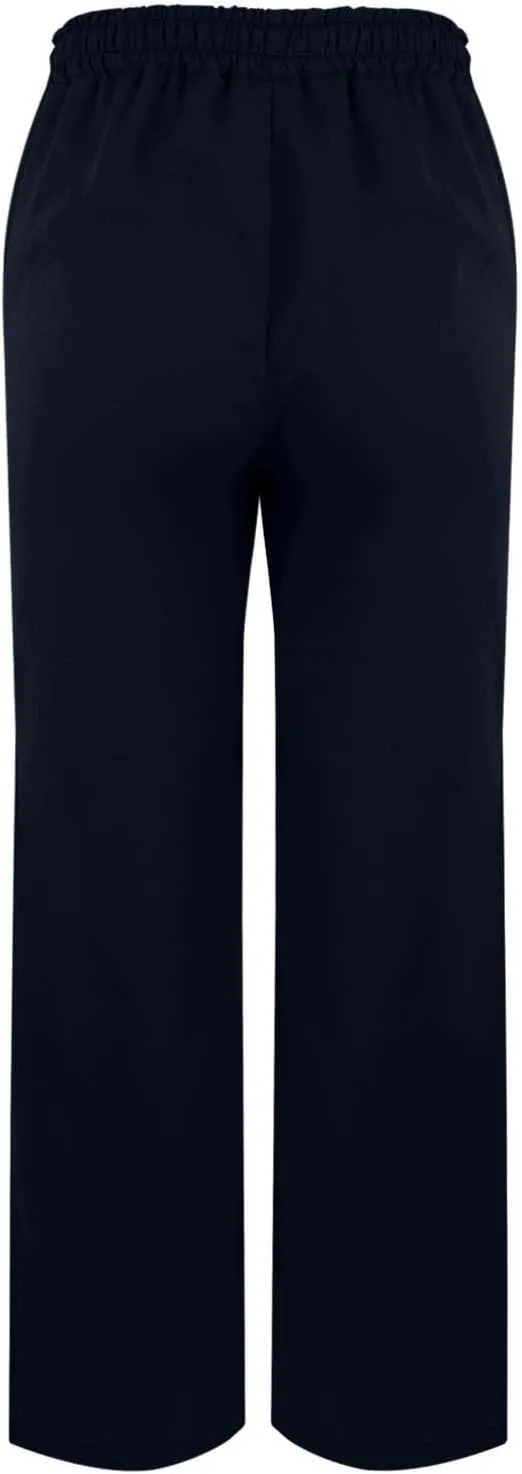 Women's Linen Pants with Drawstring & Split Hem - Summer Casual Linen Trousers Elastic Waist Lightweight Capris