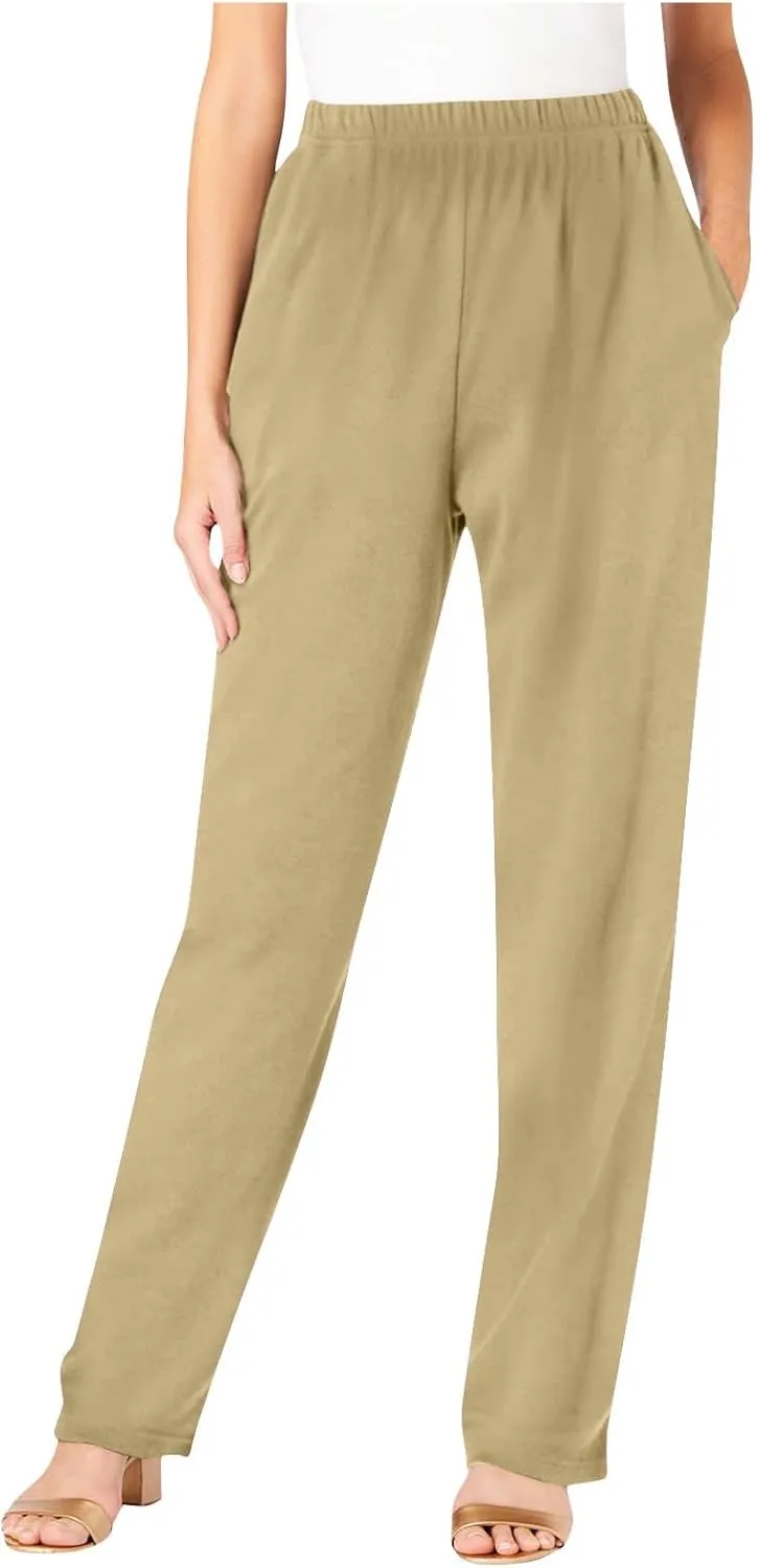 Women's Pants 2025 Drawstring Elastic Waist Long Lounge Trousers Summer Loose Lightweight Palazzo Trousers with Pockets