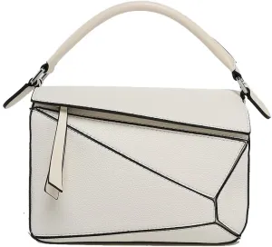 Women's Patchwork Handbags Geometry Bag Large capacity One Shoulder Bags adjustable satchel bag Zipper Purses