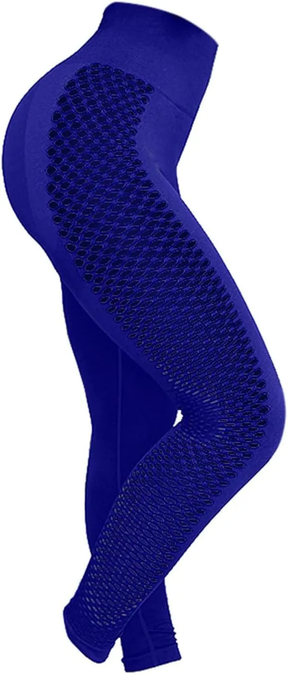 Women's Side Hollow Yoga Pants Elastic High Waist Stretch Breathable Leggings Trousers Workout Lattice Athletic Pants