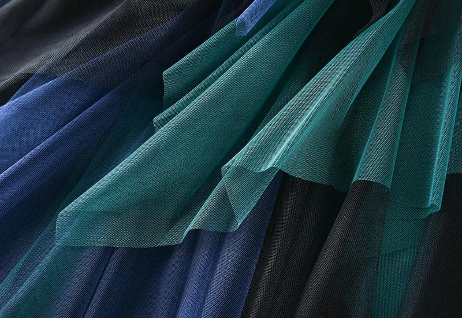 Women's Tulle Skirts Midi Long Fairy Skirt High Low Asymmetrical Hem Skirts Mesh Layered Tutu Skirt 2025 Fashion