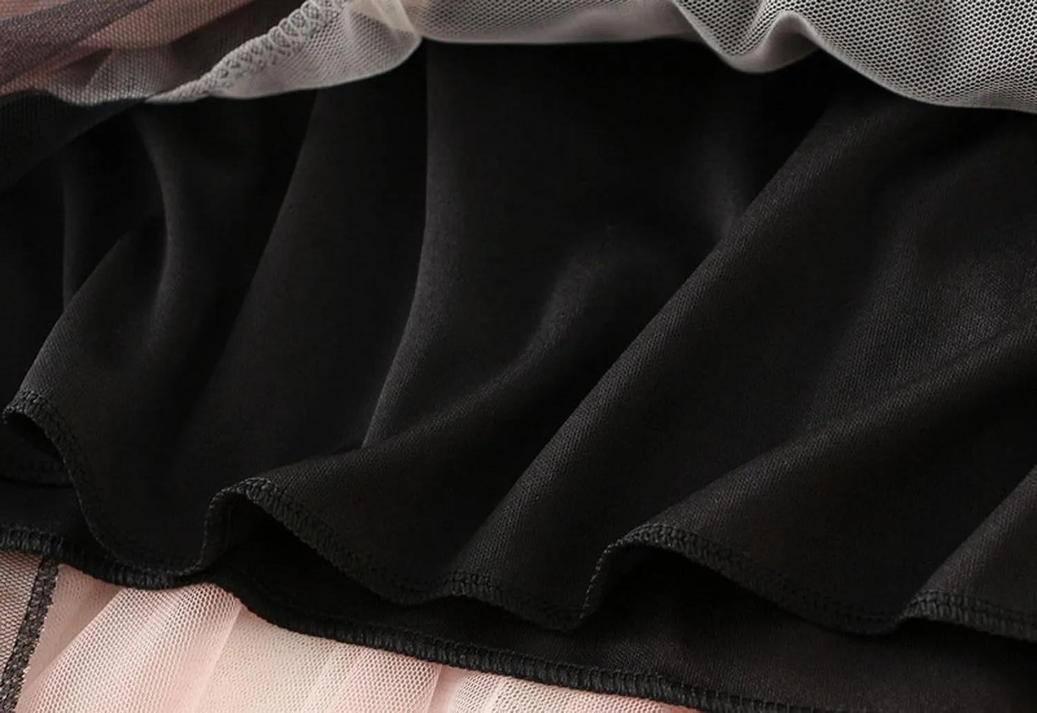 Women's Tulle Skirts Midi Long Fairy Skirt High Low Asymmetrical Hem Skirts Mesh Layered Tutu Skirt 2025 Fashion