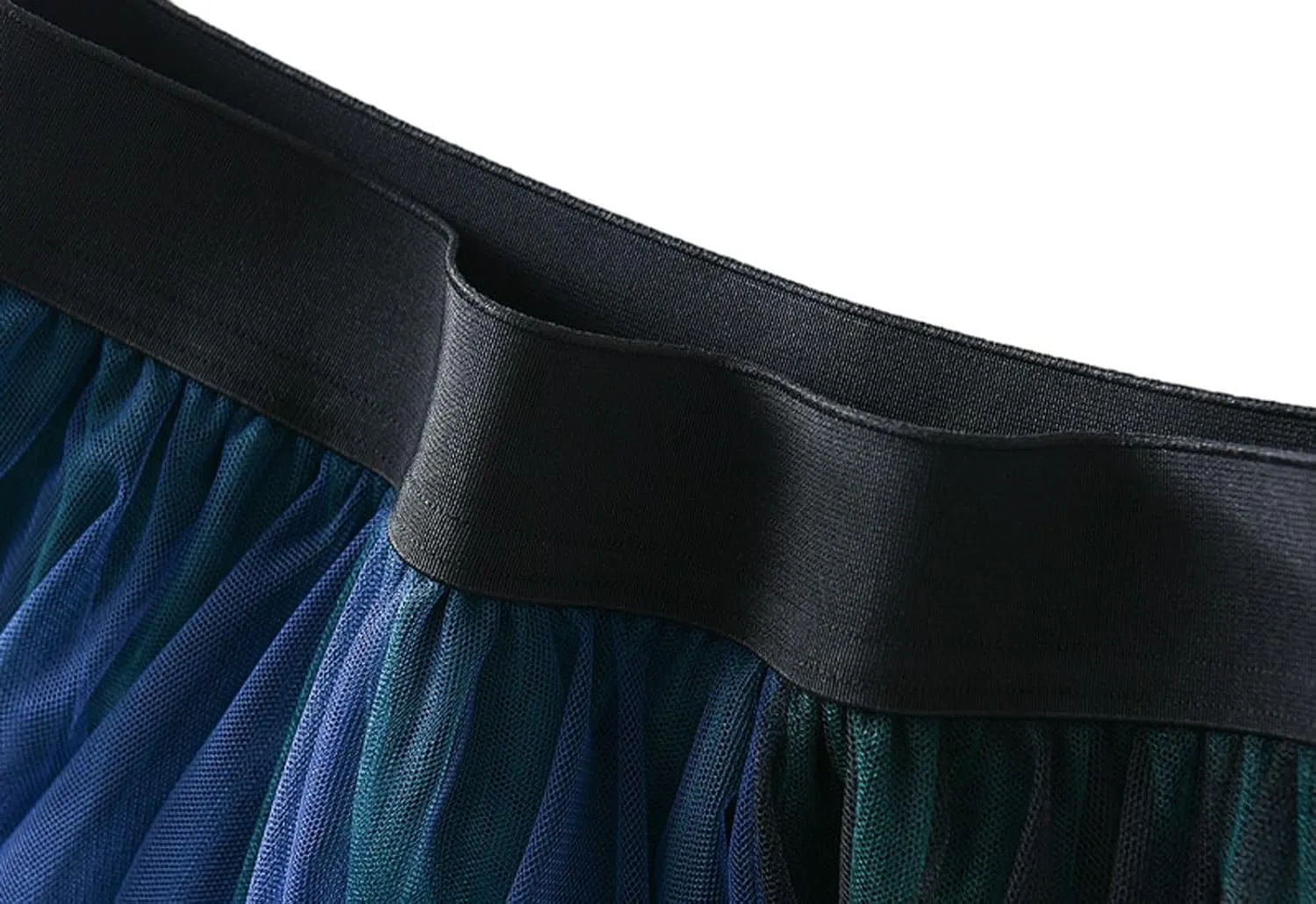 Women's Tulle Skirts Midi Long Fairy Skirt High Low Asymmetrical Hem Skirts Mesh Layered Tutu Skirt 2025 Fashion