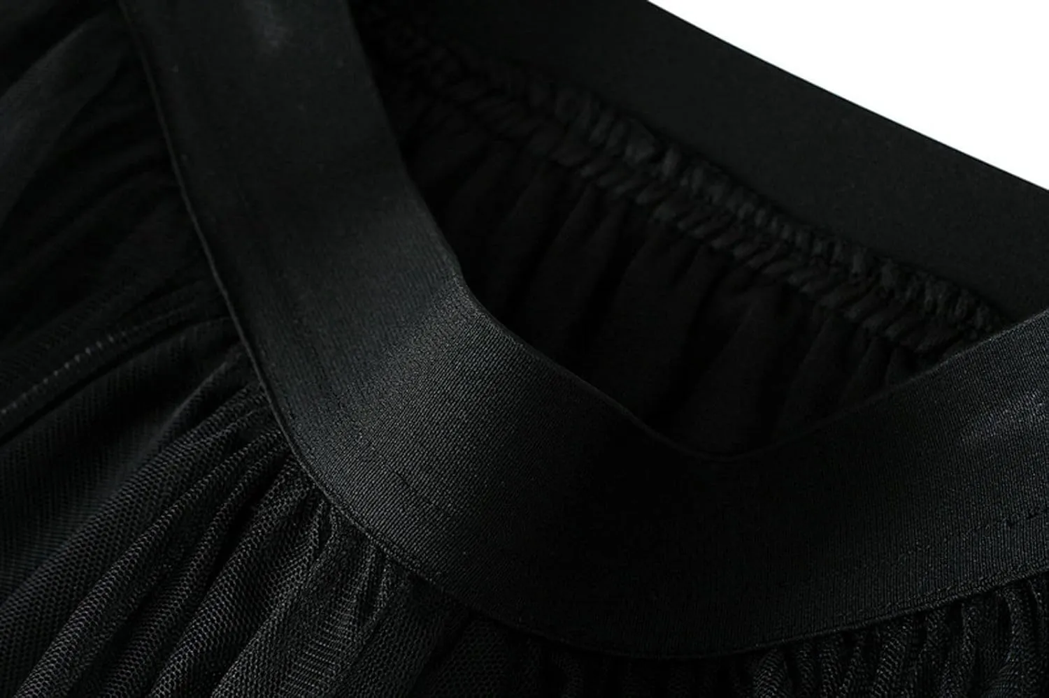 Women's Tulle Skirts Midi Long Fairy Skirt High Low Asymmetrical Hem Skirts Mesh Layered Tutu Skirt 2025 Fashion