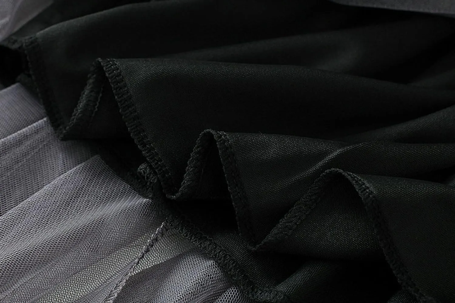 Women's Tulle Skirts Midi Long Fairy Skirt High Low Asymmetrical Hem Skirts Mesh Layered Tutu Skirt 2025 Fashion