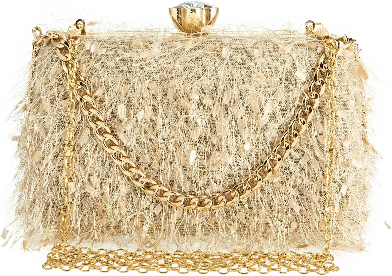YYW Clutch Purse for Women Cute Handbags Top Handle Evening Bag Crossbody Bag Shoulder Bag for Wedding Party Prom Banquet